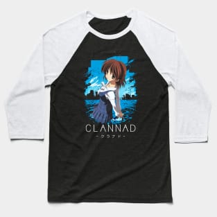 Classic Art Nagisa Clannad Japanese Anime Baseball T-Shirt